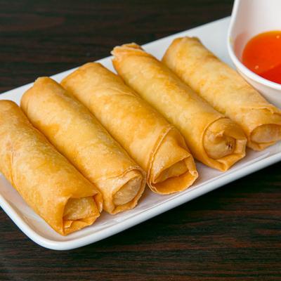 Spring Rolls and dip.