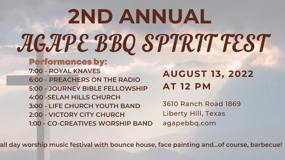 2nd Annual Agape BBQ Spirit Fest event photo