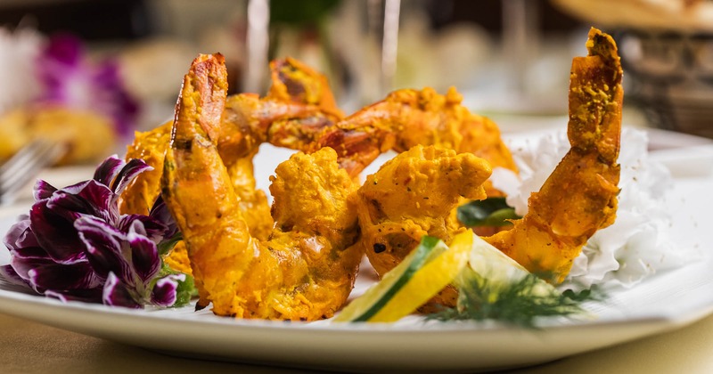 Close-up of fried shrimp