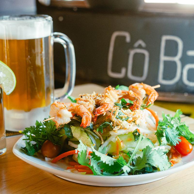 Grilled Prawn Cucumber Salad photo