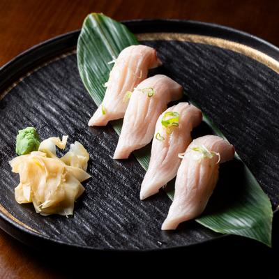 Yellowtail nigiri.