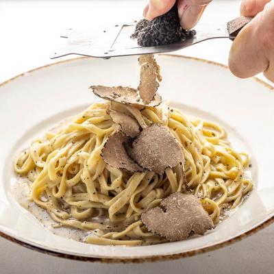 Truffle pasta special.