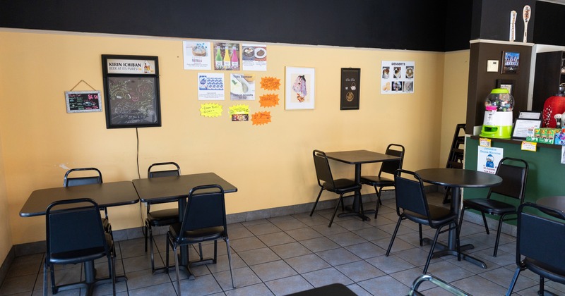 Interior, dining area
