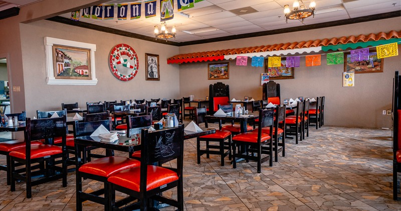 Interior seating area