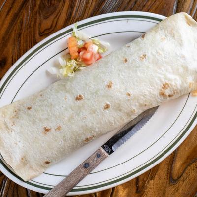 Served California burrito.