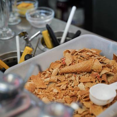 ice cream cone chips.