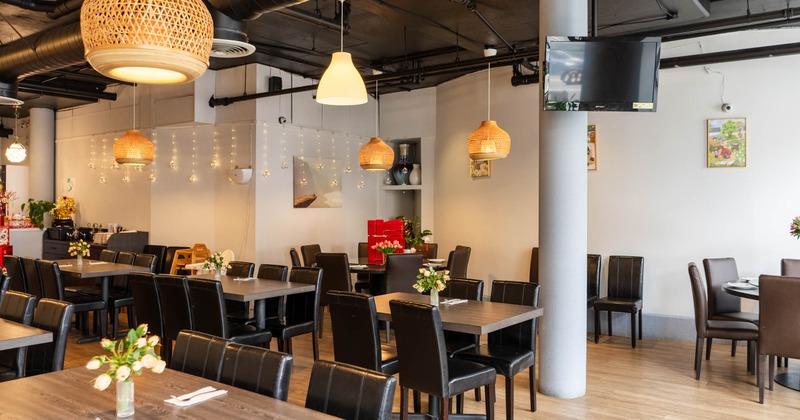 Restaurant interior, dining area