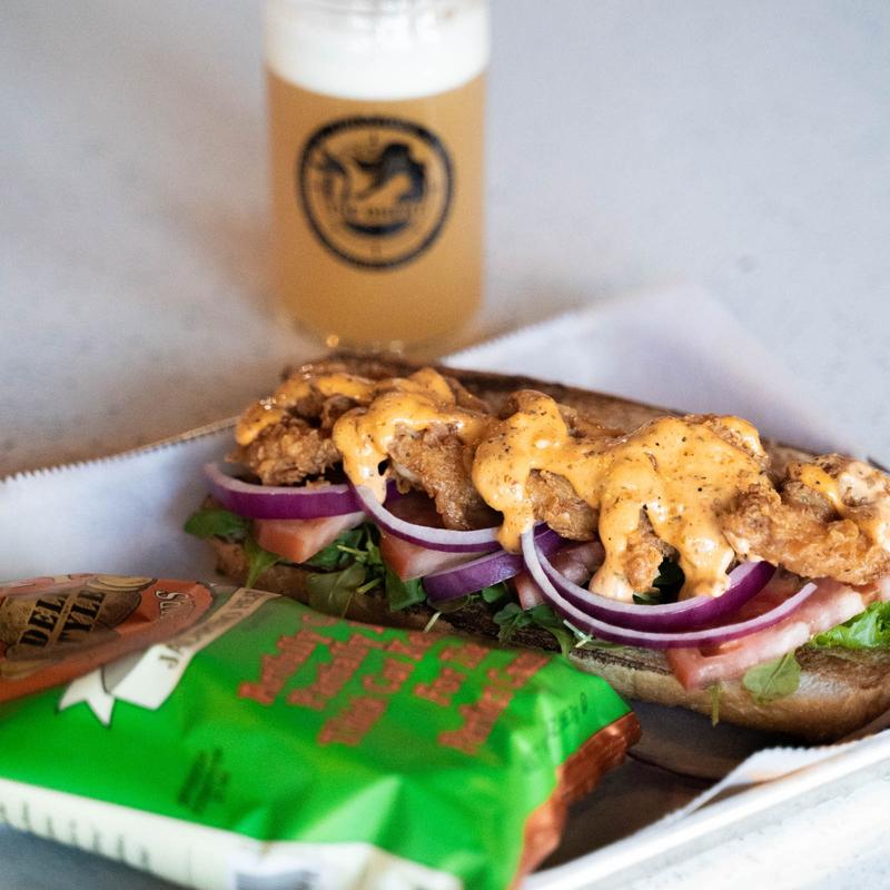 Shrimp Po Boy Sandwich photo