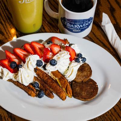 Loaded French toast.