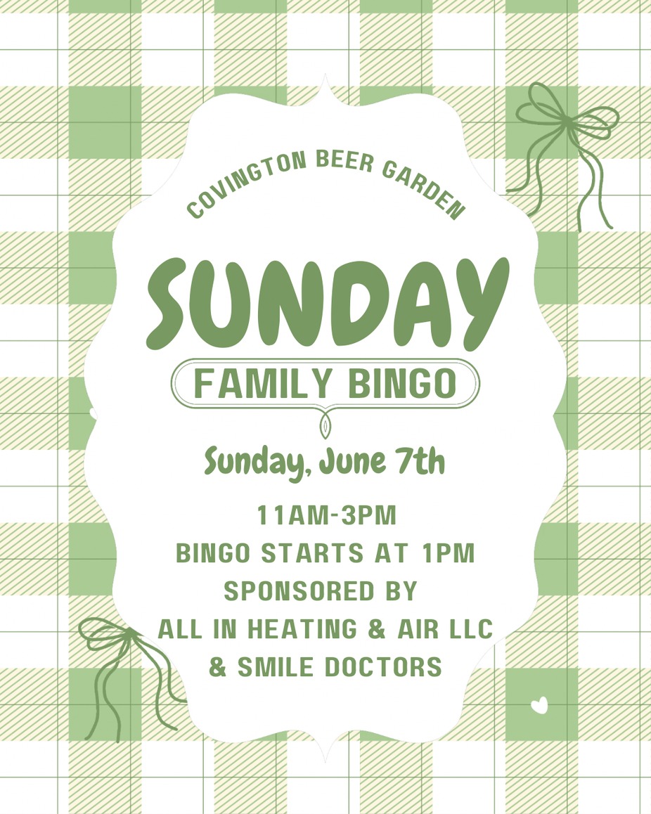 Family Bingo sponsored by All Heating & Cooling LLC and Smile Doctors event photo