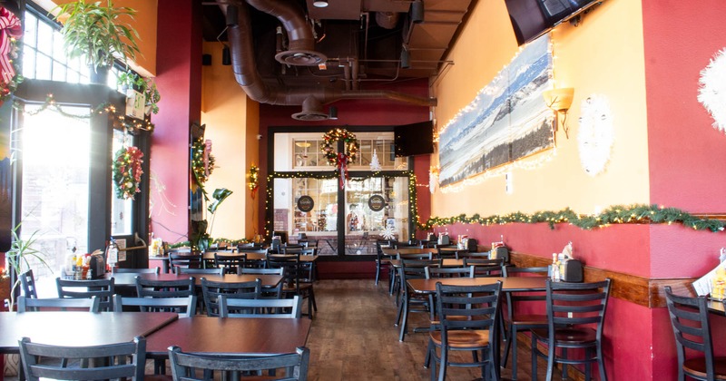 Interior, dining area