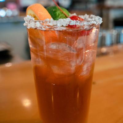 Mooseberry Margarita cocktail.