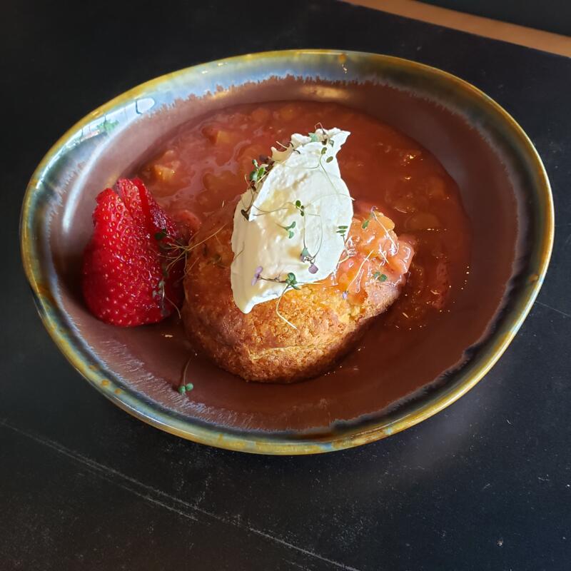 Strawberry Rhubarb Biscuit photo