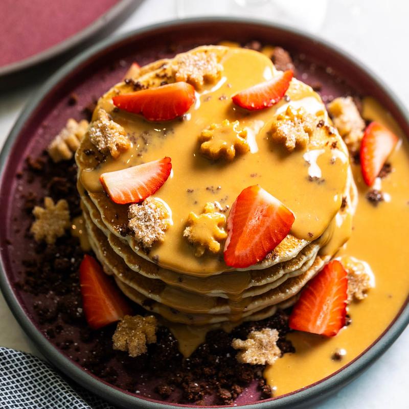 menu item 55 of 64, Churro Pancakes