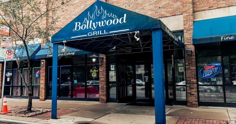 Bollywood Grill exterior, entrance