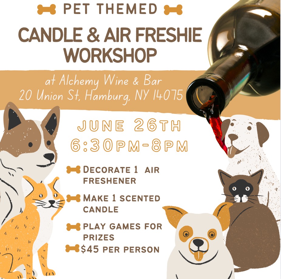 DIY Candle Class - Pet Themed event photo