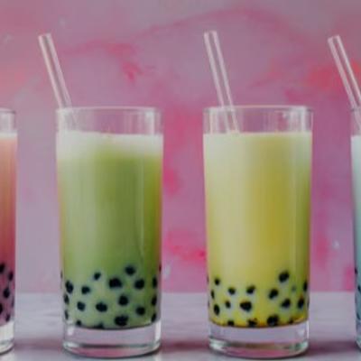Four Flavors of Bubble Tea.