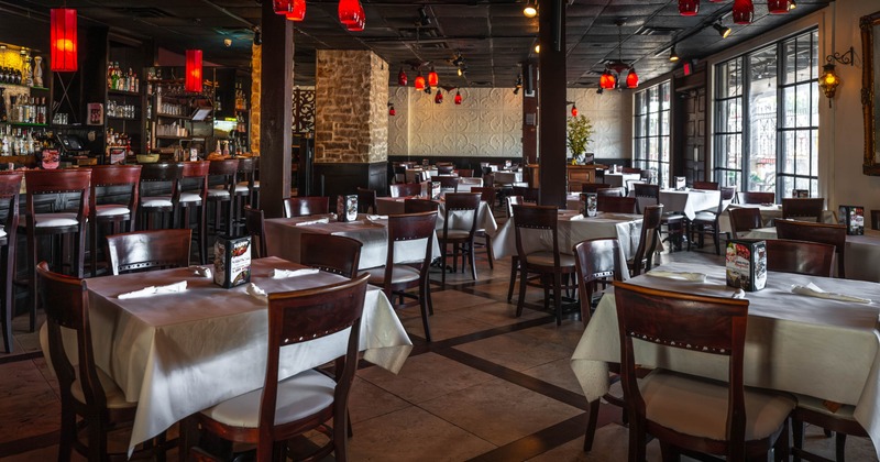 Interior dining space