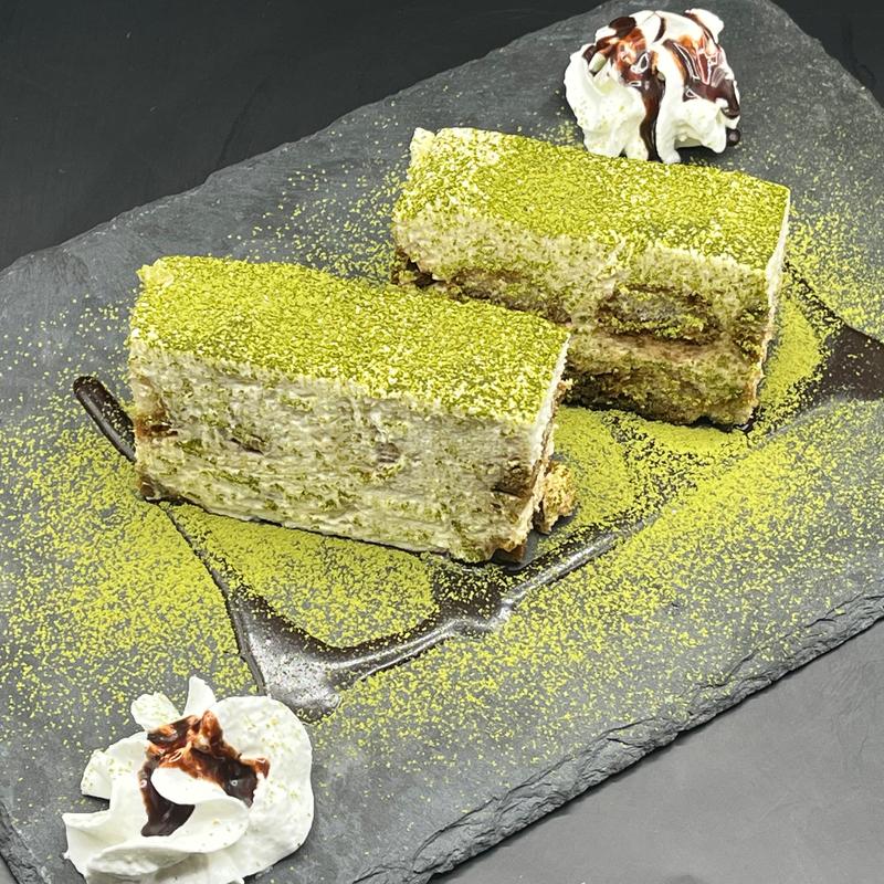 Housemade Matcha Tofu Tiramisu photo