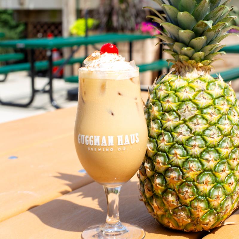 Pineapple Upside Down Cake Iced Latte photo