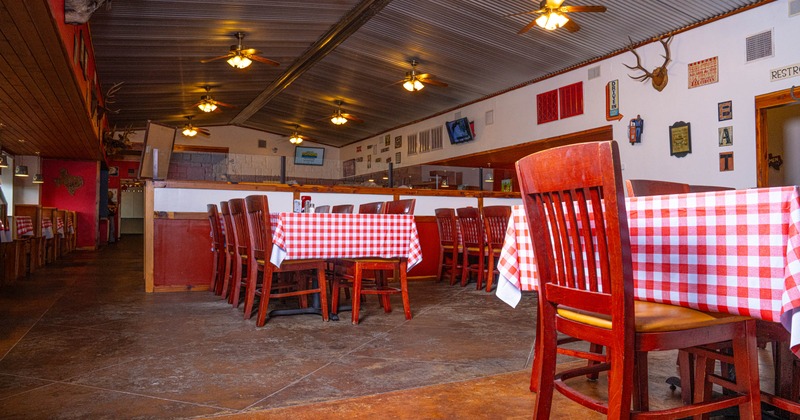 Interior dining area