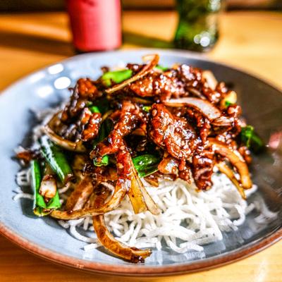 Mongolian beef.