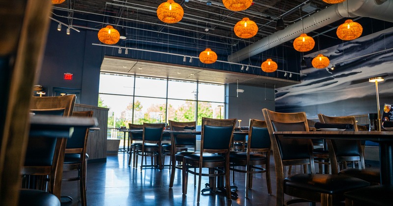 Restaurant interior, dining area