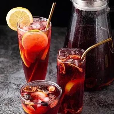 Roselle and black mulberry sour plum photo
