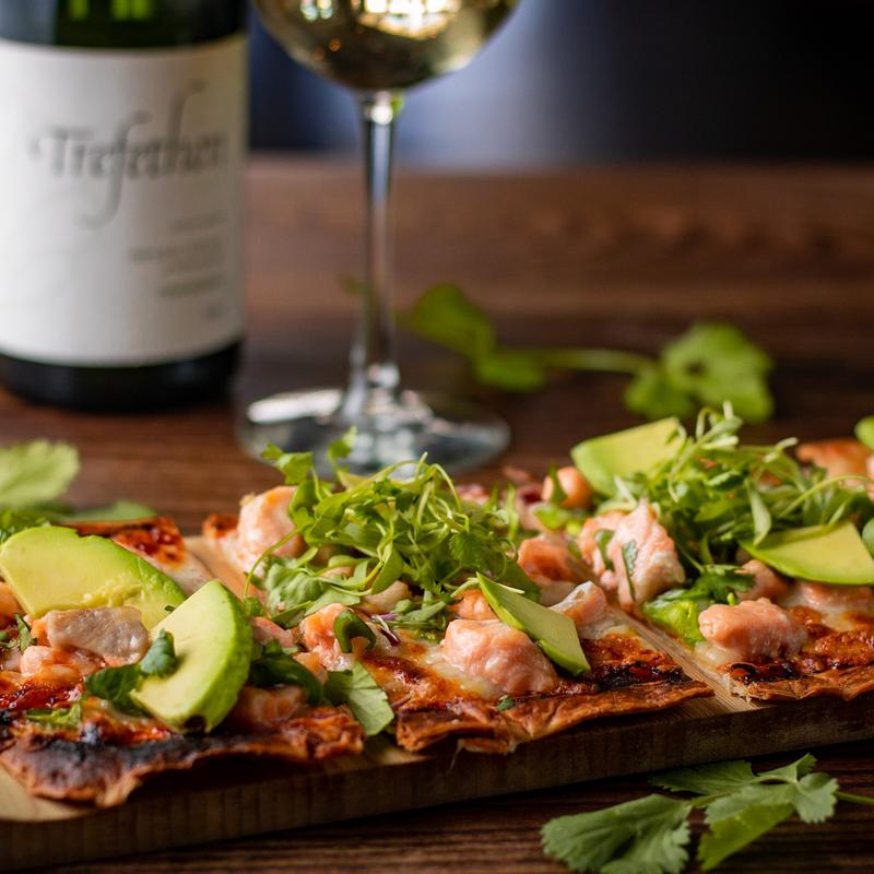 Salmon Flatbread photo