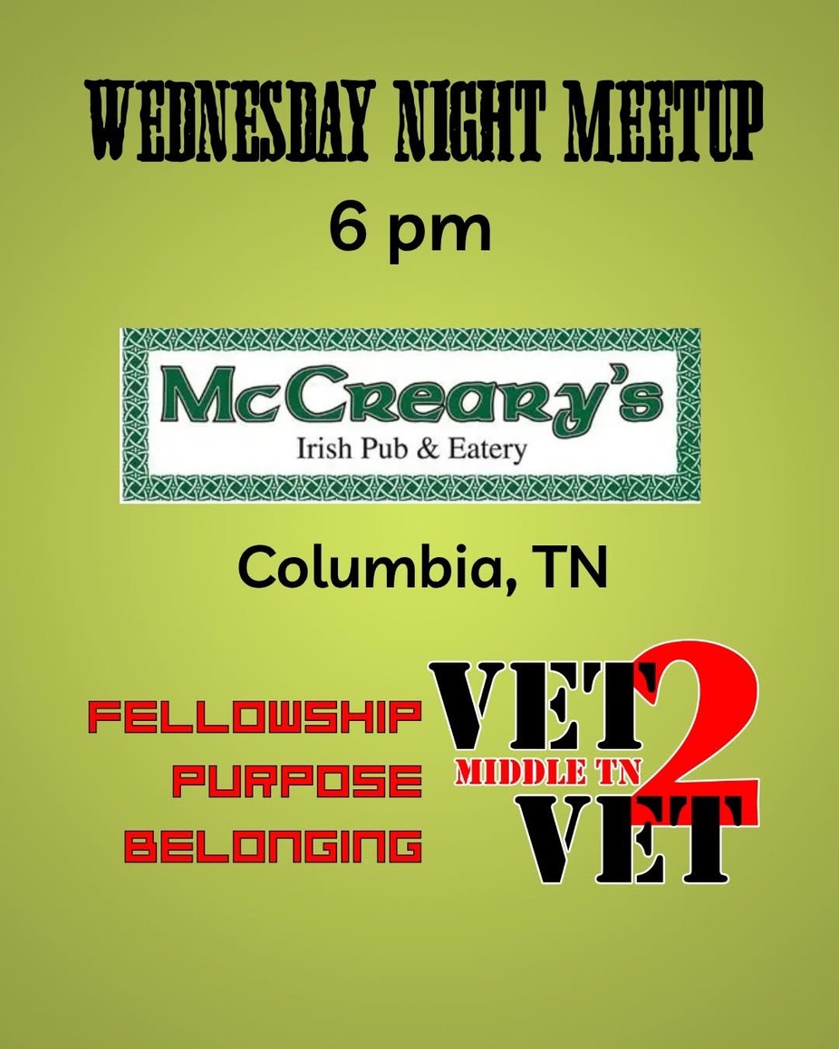 Vet2Vet Wednesday Night Meetup event photo