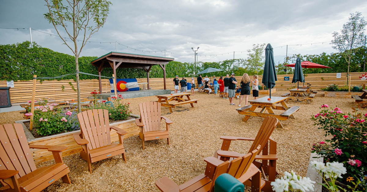 Seating in the patio