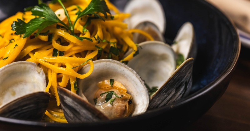 Clam pasta