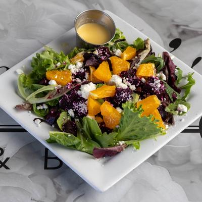 Chioggia Beet and Orange Salad.