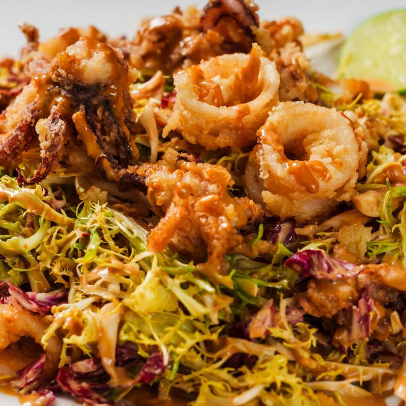 menu item 2 of 7, BAANG Calamari Salad