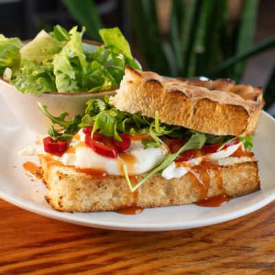 Chili burrata sandwich