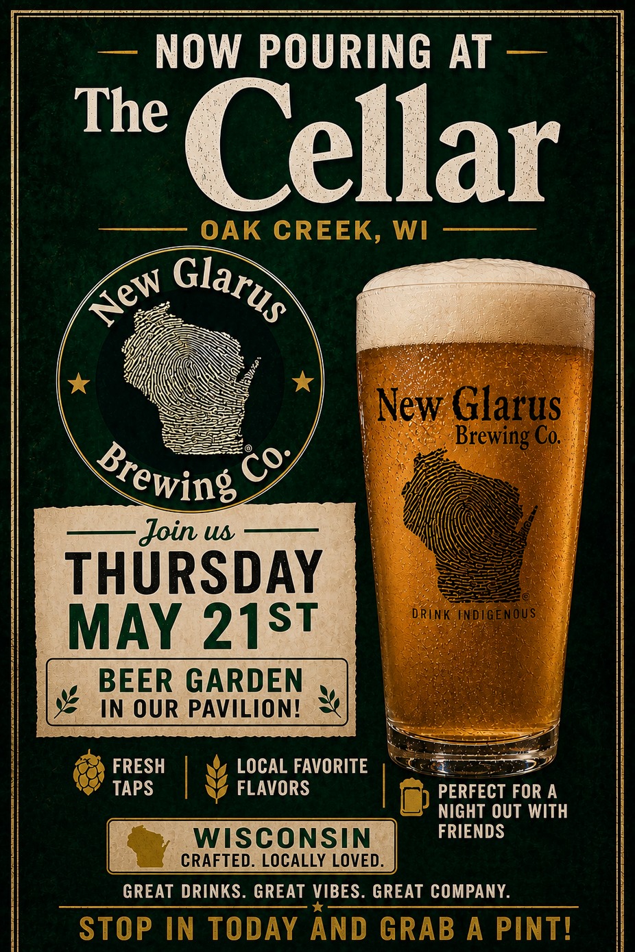 Beer Garden-New Glarus Brewing Company event photo