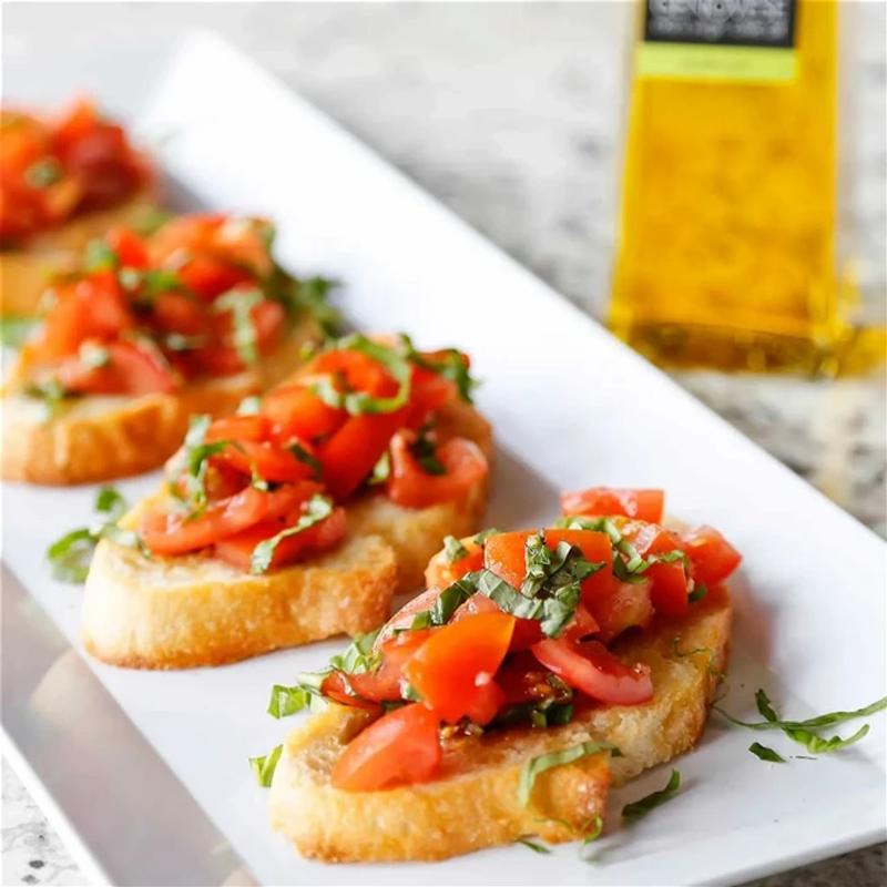Fresh Tomato and Basil Bruschetta photo