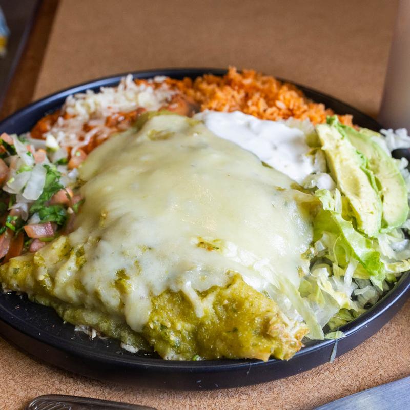 menu item 5 of 7, Enchiladas Verdes