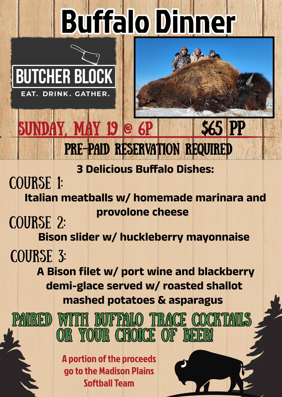 Buffalo Dinner event photo