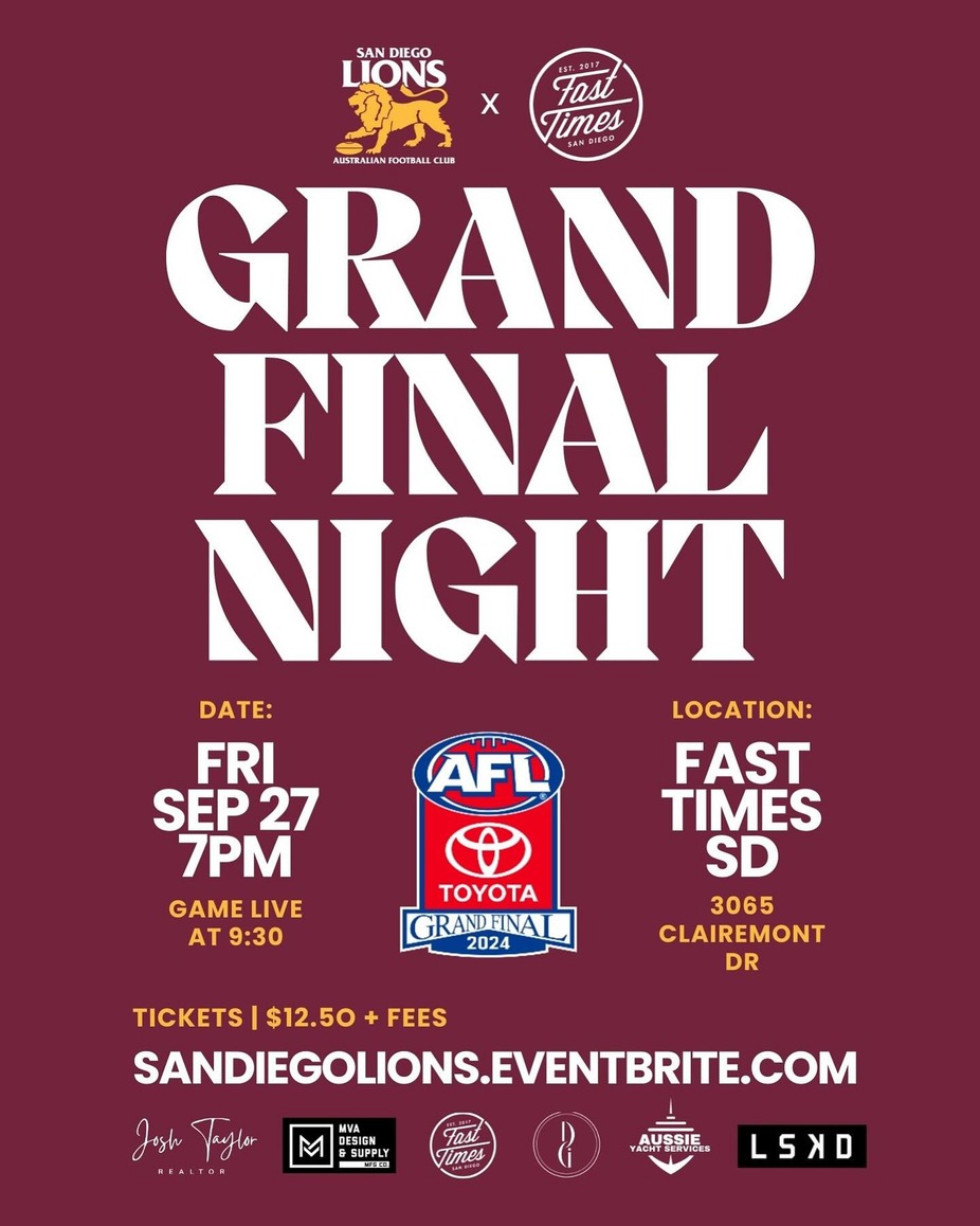 SD Lions - Grand Final!!! event photo