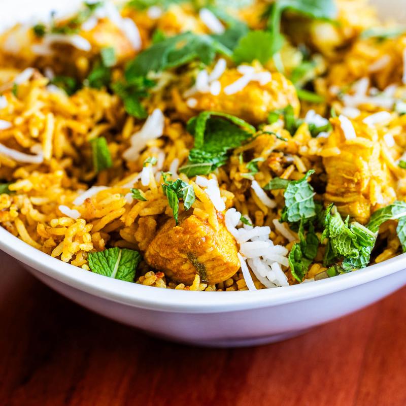 menu item 7 of 26, Chicken Biryani