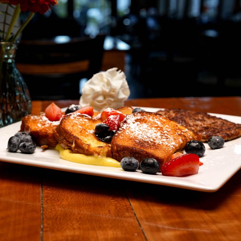 menu item 3 of 16, Creme Brulee French Toast (V)