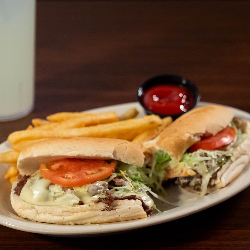 menu item 8 of 10, Deluxe Steak & Cheese