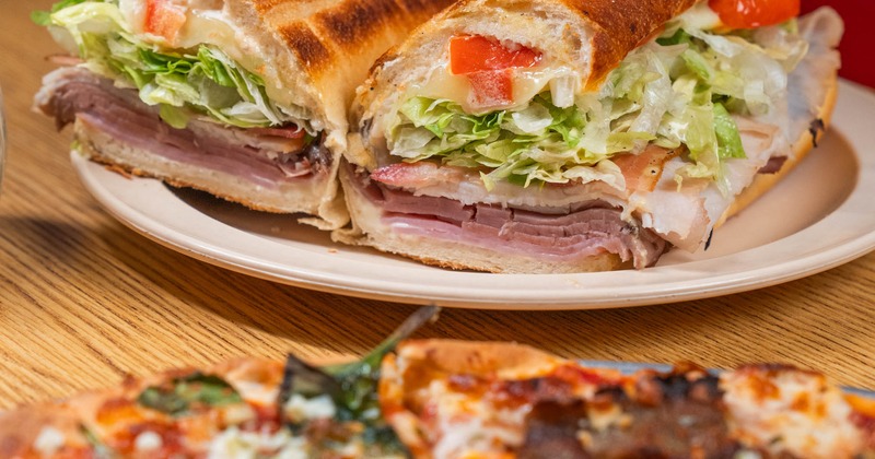 Italian Sub served on the table