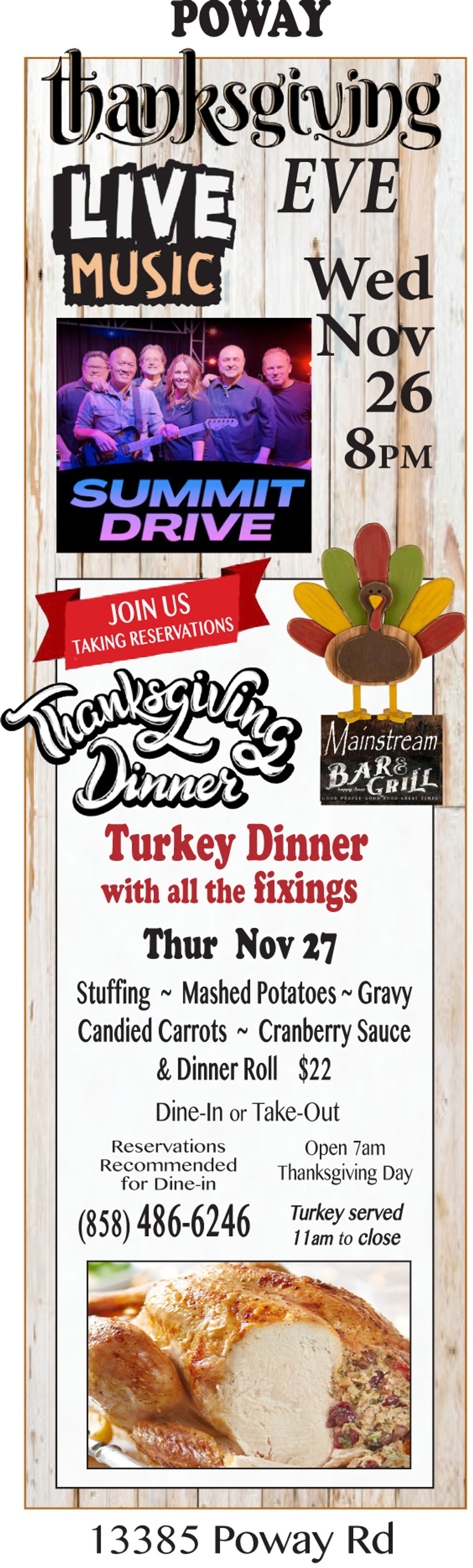 Thanksgiving event photo