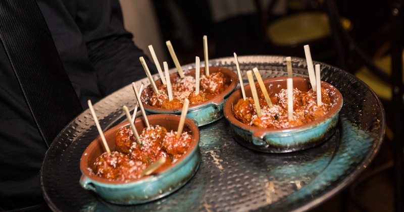 Meatballs on sticks