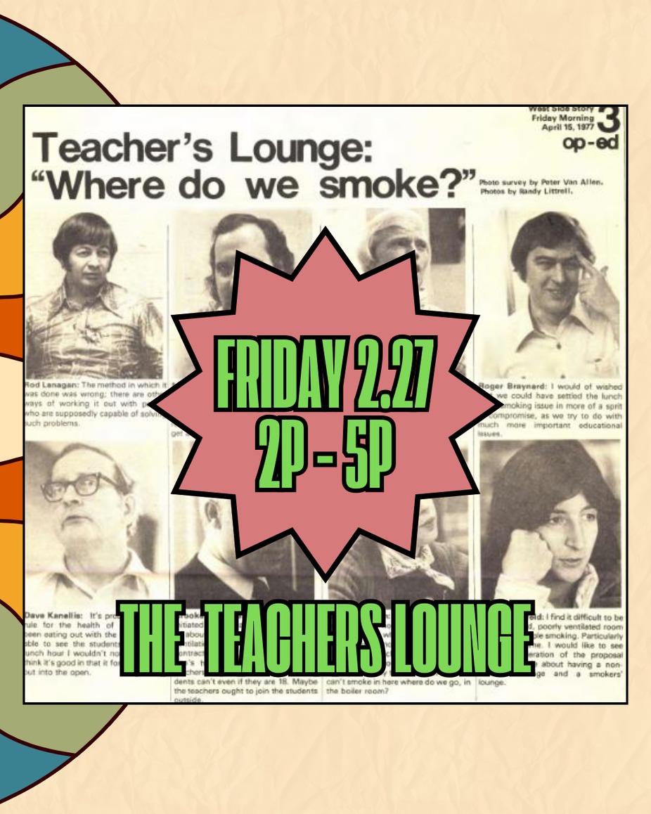 Teacher's Lounge event photo
