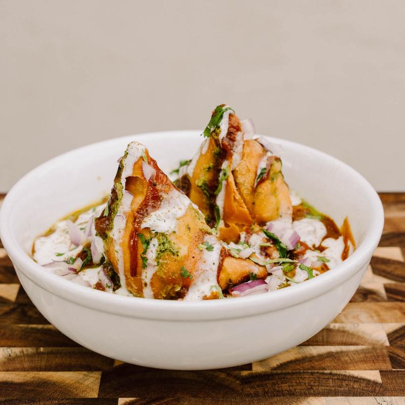 menu item 1 of 13, Samosa Chaat