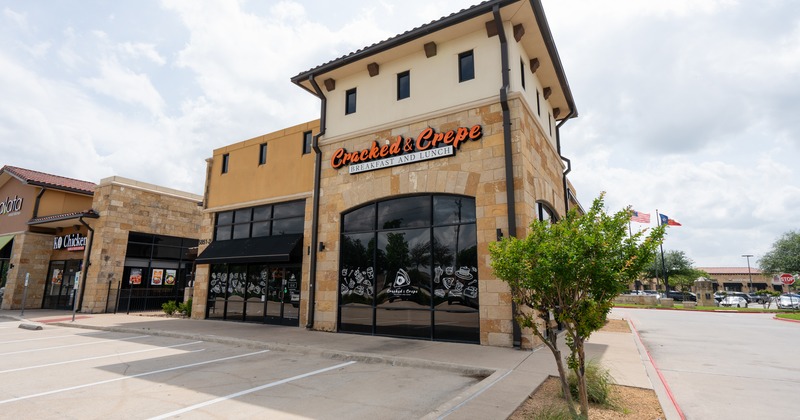 Restaurant parking lot