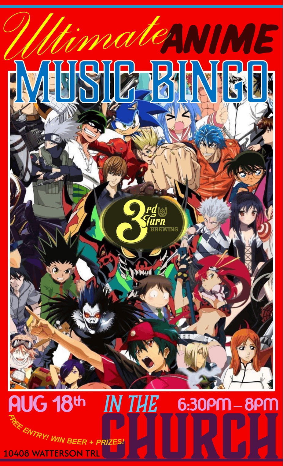 ULTIMATE ANIME THEMED MUSIC BINGO event photo